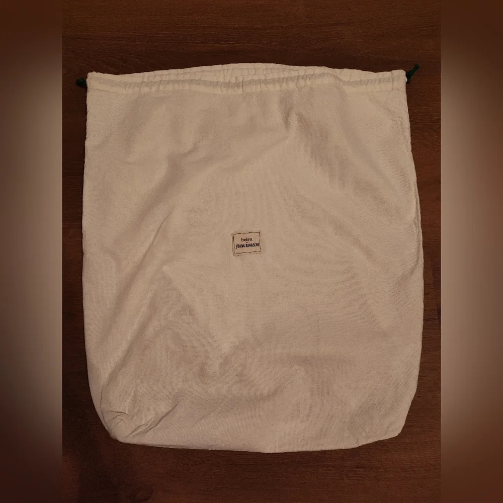 BEIRN for YOANA BARASCHI Large Ivory Natural Cotton Dust Bag 22